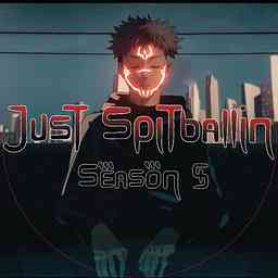 Just Spitballin Podcast. cover logo