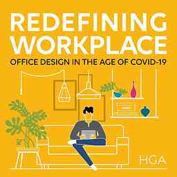 Redefining Workplace with HGA logo